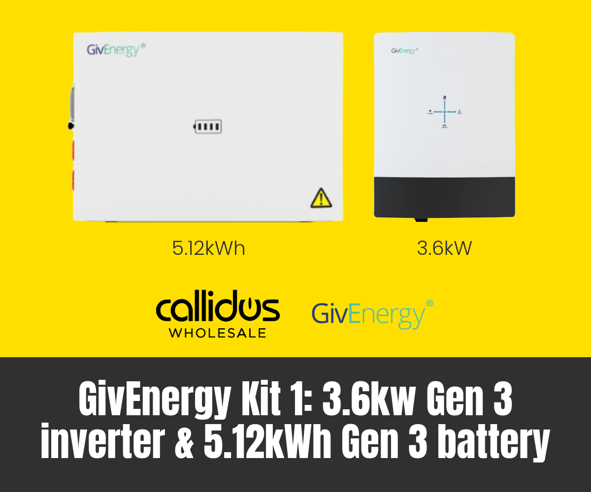 GivEnergy Kit 1: Half Price Inverter - Callidus Wholesale 